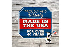 Udderly Smooth made-in-USA badge visible on packaging
