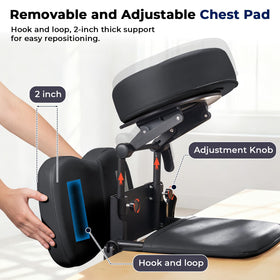 Udefineit adjustable height and tilt for personalized comfort anywhere