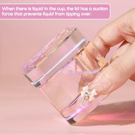 Udefineit Nails Dappen Dish made of durable glass that cleans easily
