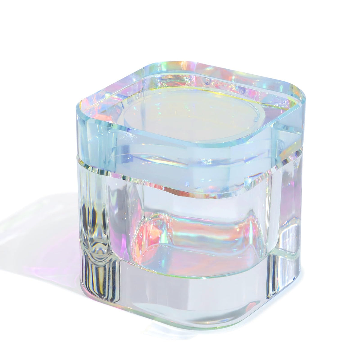 Udefineit Nails Dappen Dish square crystal glass design for a modern spa setup