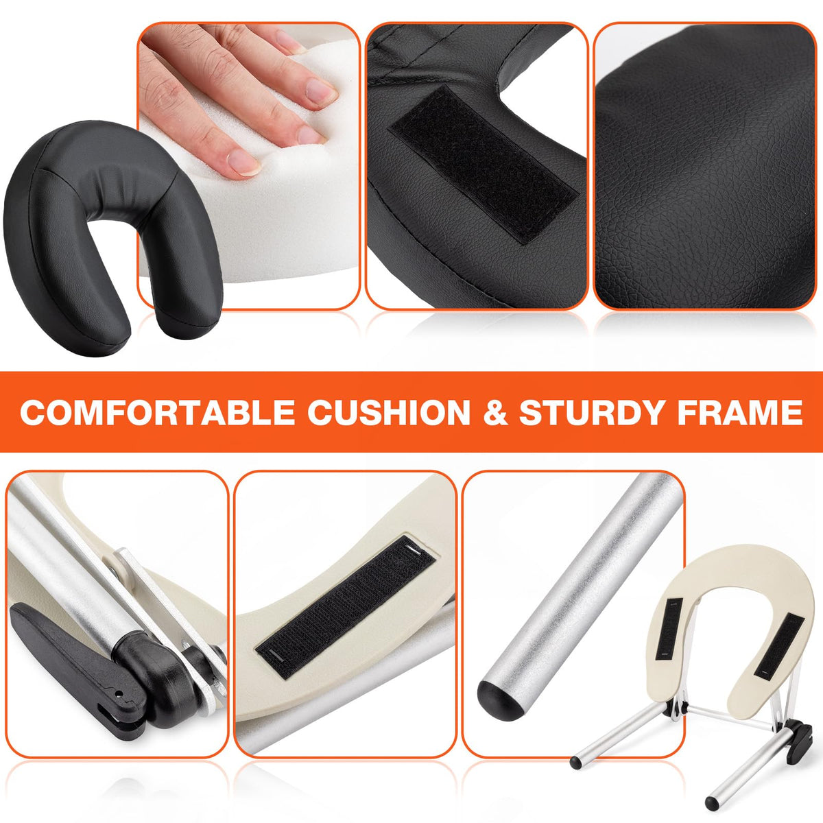 Udefineit three point one five inch height adjustment adapts to prone or supine positions.