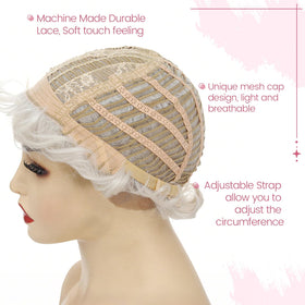 UDU soft natural texture wig with real hair movement.