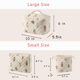 uekeboag medium makeup bag offers balanced capacity for daily essentials.