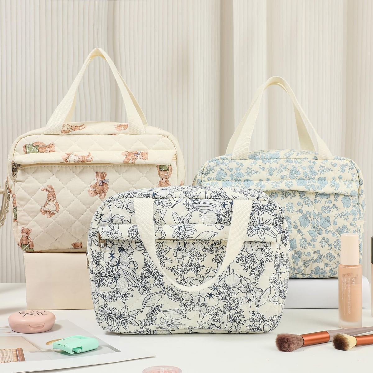 Coquette bag dimensions 9.84 by 3.74 by 7.28 inches for travel