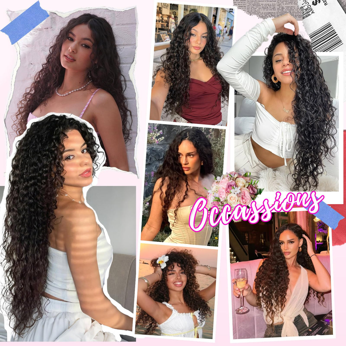 UENOKIPS 22-inch length creates dramatic length and styling options.