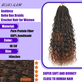 UENOKIPS Goddess Box Braids lightweight design for all-day wear and breathable scalp.