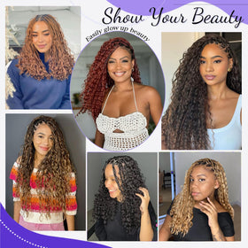 UENOKIPS Goddess Box Braids 14inch near-natural look and easy maintenance.