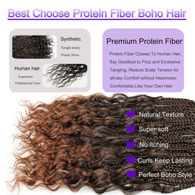 UENOKIPS lightweight crochet hair delivers all-day comfort.