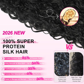 UENOKIPS Soft lace weft detail blends invisibly with your hair for comfort.