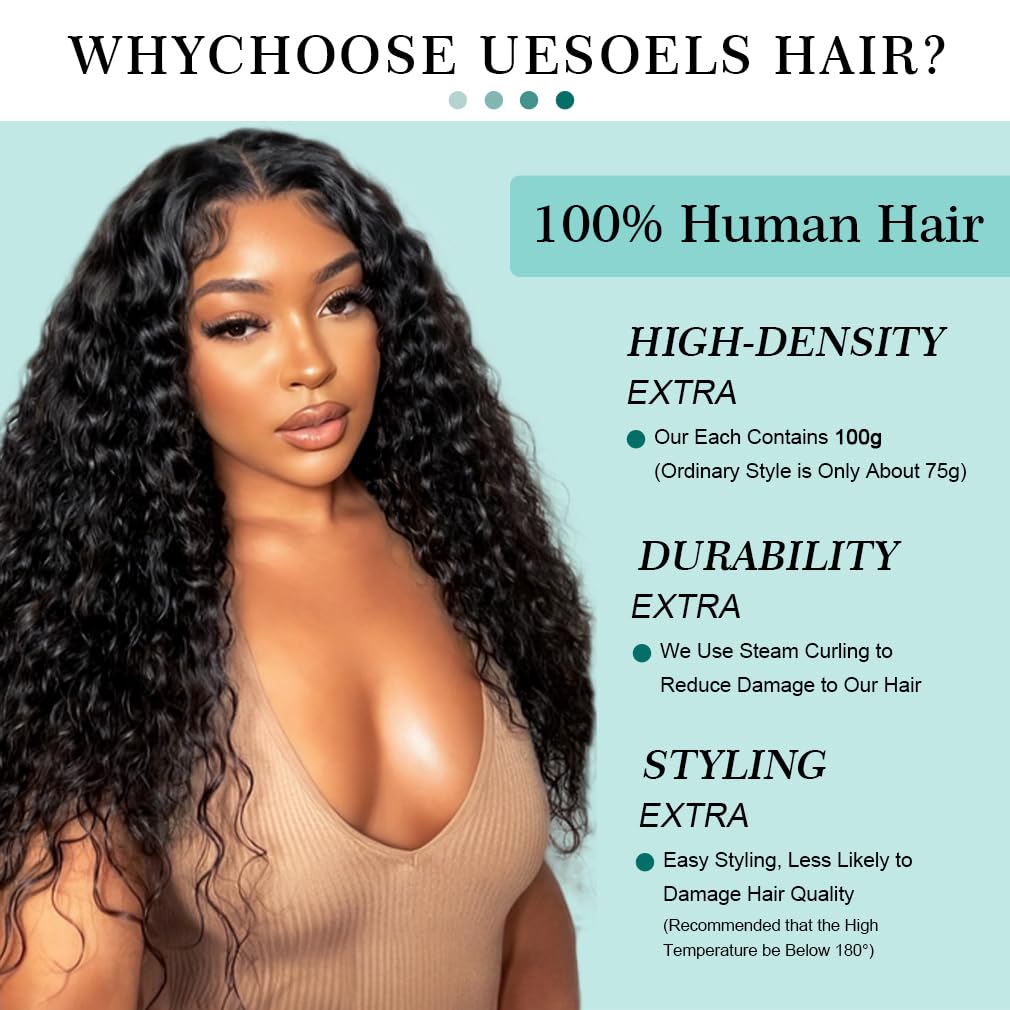 Uesoels water wave bundles maintenance-ready with easy care