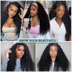 Uesoels water wave bundles natural movement blends with real hair texture