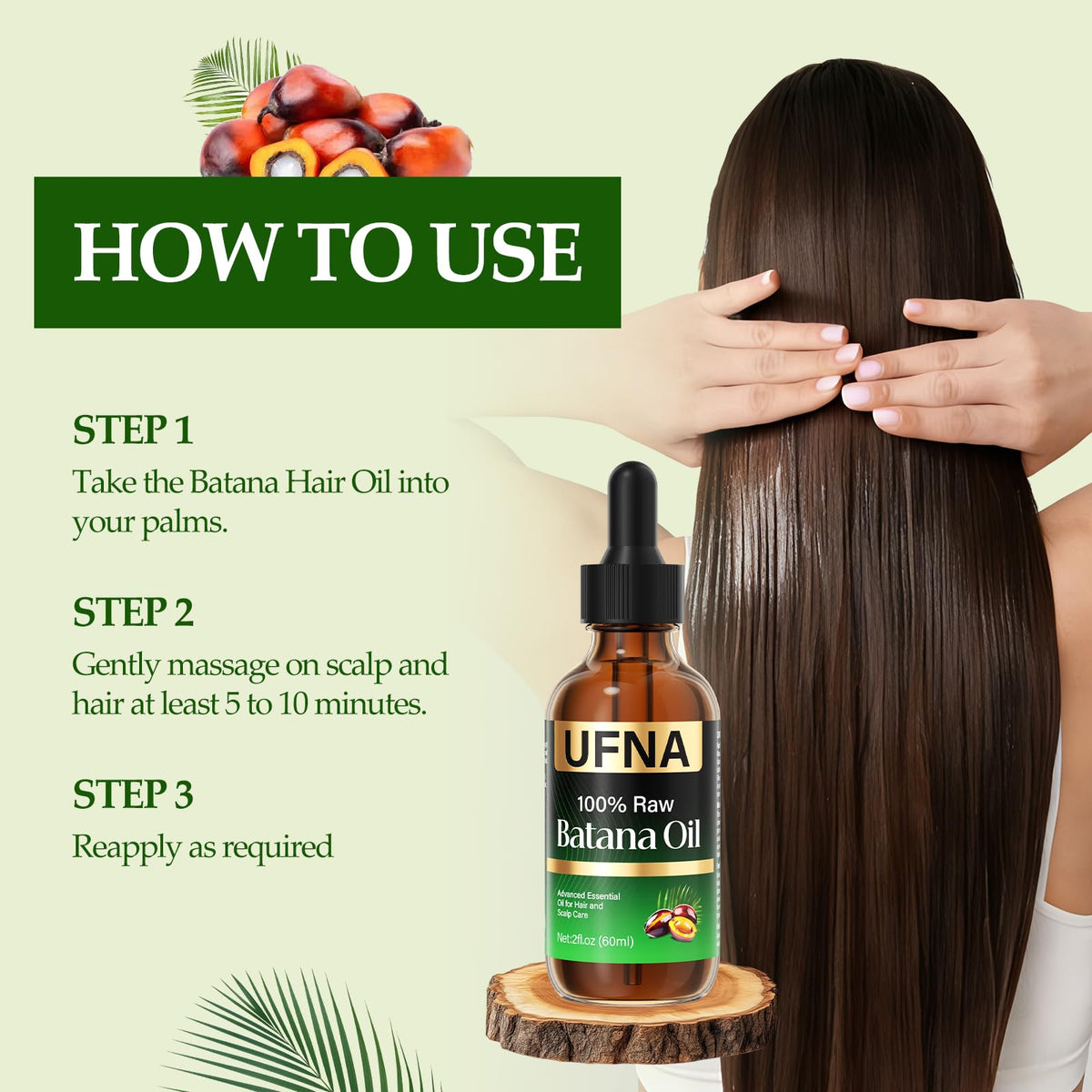 UFNA Batana Oil bottle with label focus hints at Honduran tradition.
