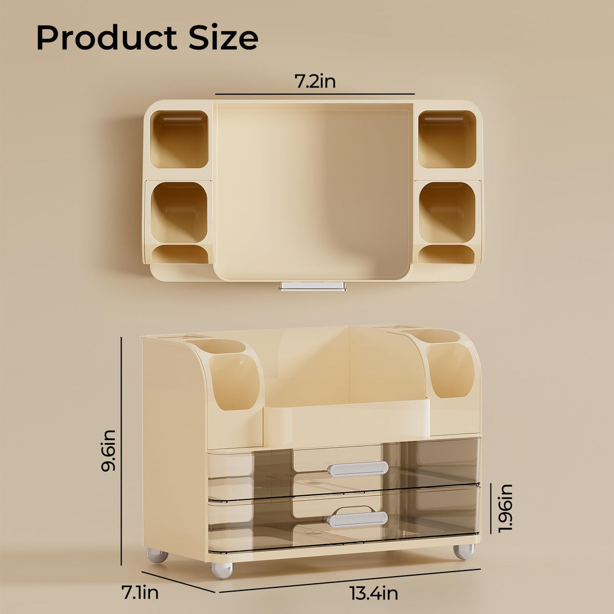 UFORU easy-clean ABS plastic construction for quick wipe-downs
