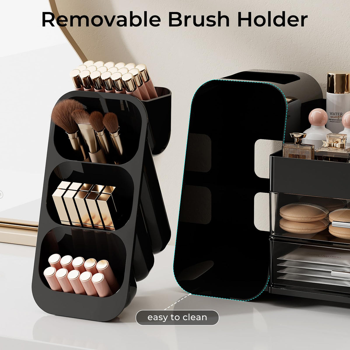 UFORU makeup organizer makes a thoughtful gift for beauty lovers.