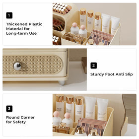 UFORU nail polish organizer rack to reduce clutter.