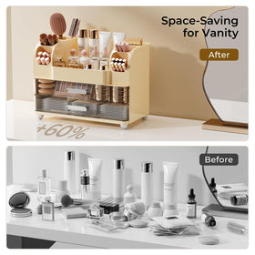 UFORU simple assembly with drawer handles and bottom feet