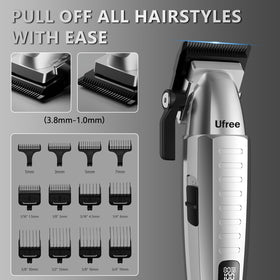 Ufree DLC cutting head close-up shows sharp blades