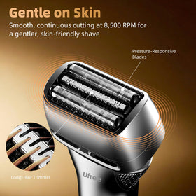 Ufree shaver 8500 RPM motor for fast, efficient grooming