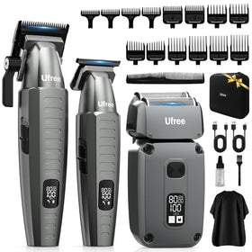Ufree hair clippers close-up with titanium blades for precise cuts