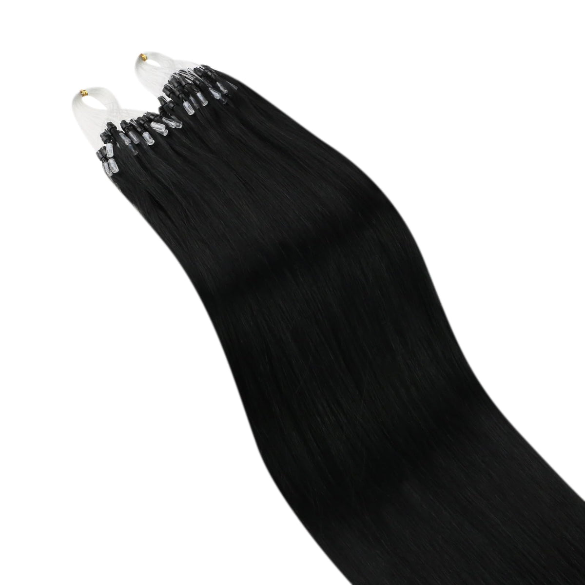 Ugeat micro bead extensions for long-lasting adjustable fit.