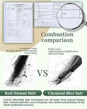 Ugeat ombre shade extensions offer vibrant color options.