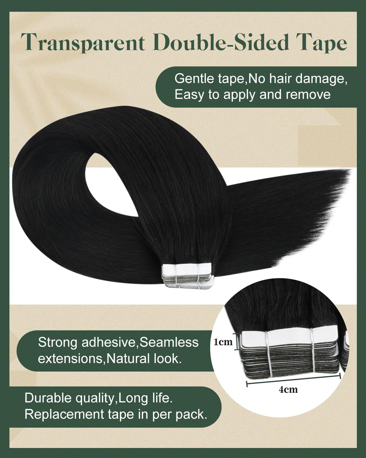 Ugeat real human hair texture with natural gloss for versatile styling