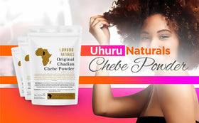 Uhuru Naturals ingredient blend label features lavender croton and clove.