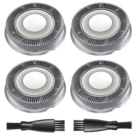 Uijino HS740 replacement head close-up, sharp Japanese steel for precise shaving.