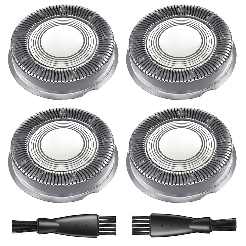 Uijino HS740 replacement head close-up, sharp Japanese steel for precise shaving.