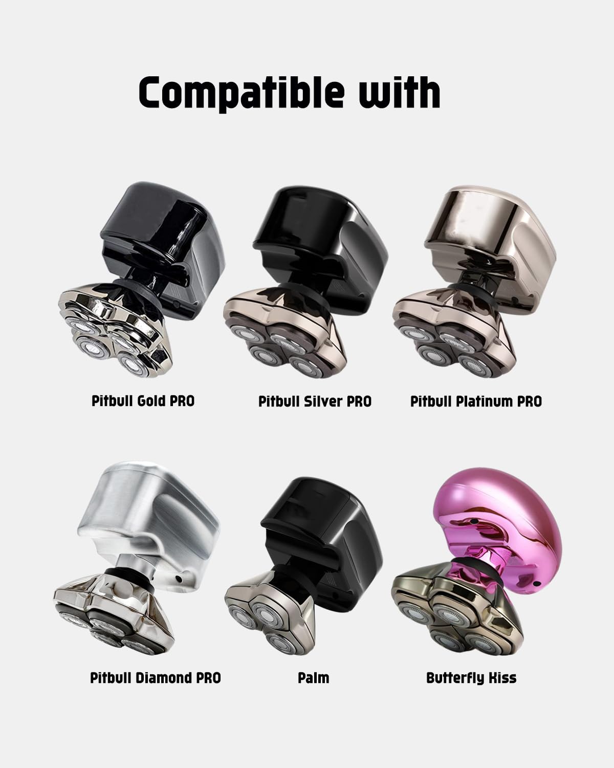 Uijino Pitbull PRO head compatibility, ensures smooth fit and precise trimming.