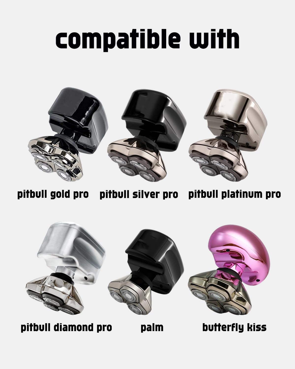 uijino Pitbull silver pro blades deliver close cut with minimal irritation for daily grooming.