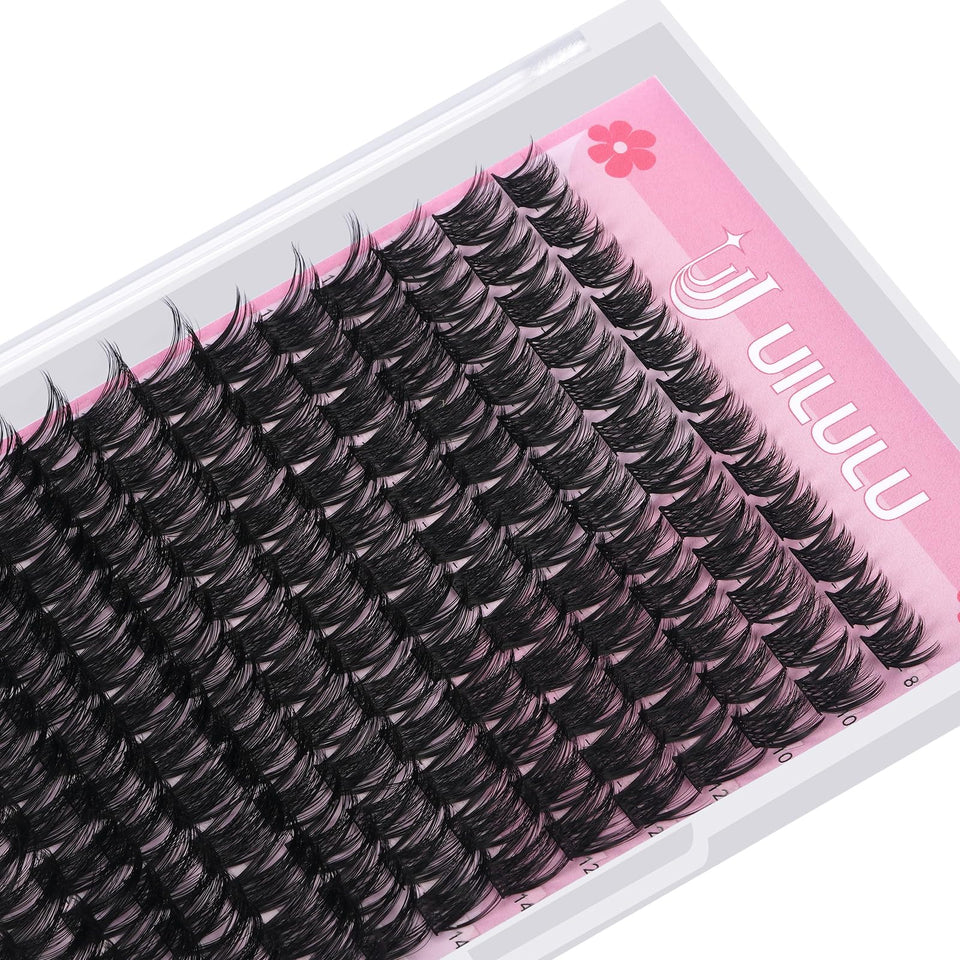 UILULU Lash Clusters 168-count box for easy at-home eyelash extensions
