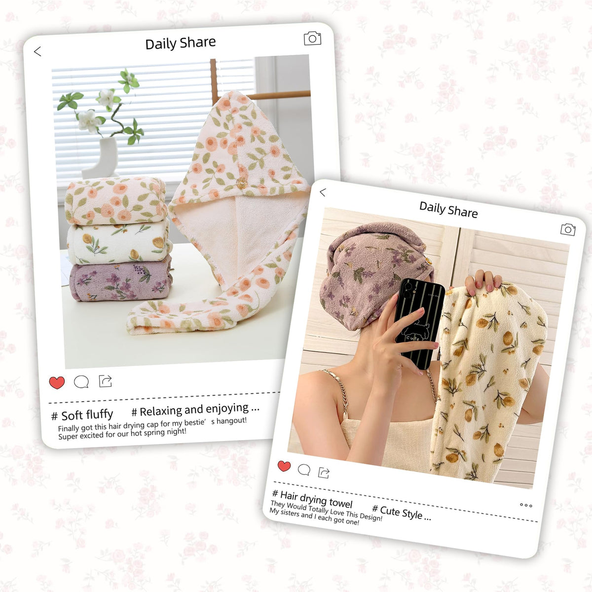 UINSUE hands-free design keeps hair secure during skincare routines.
