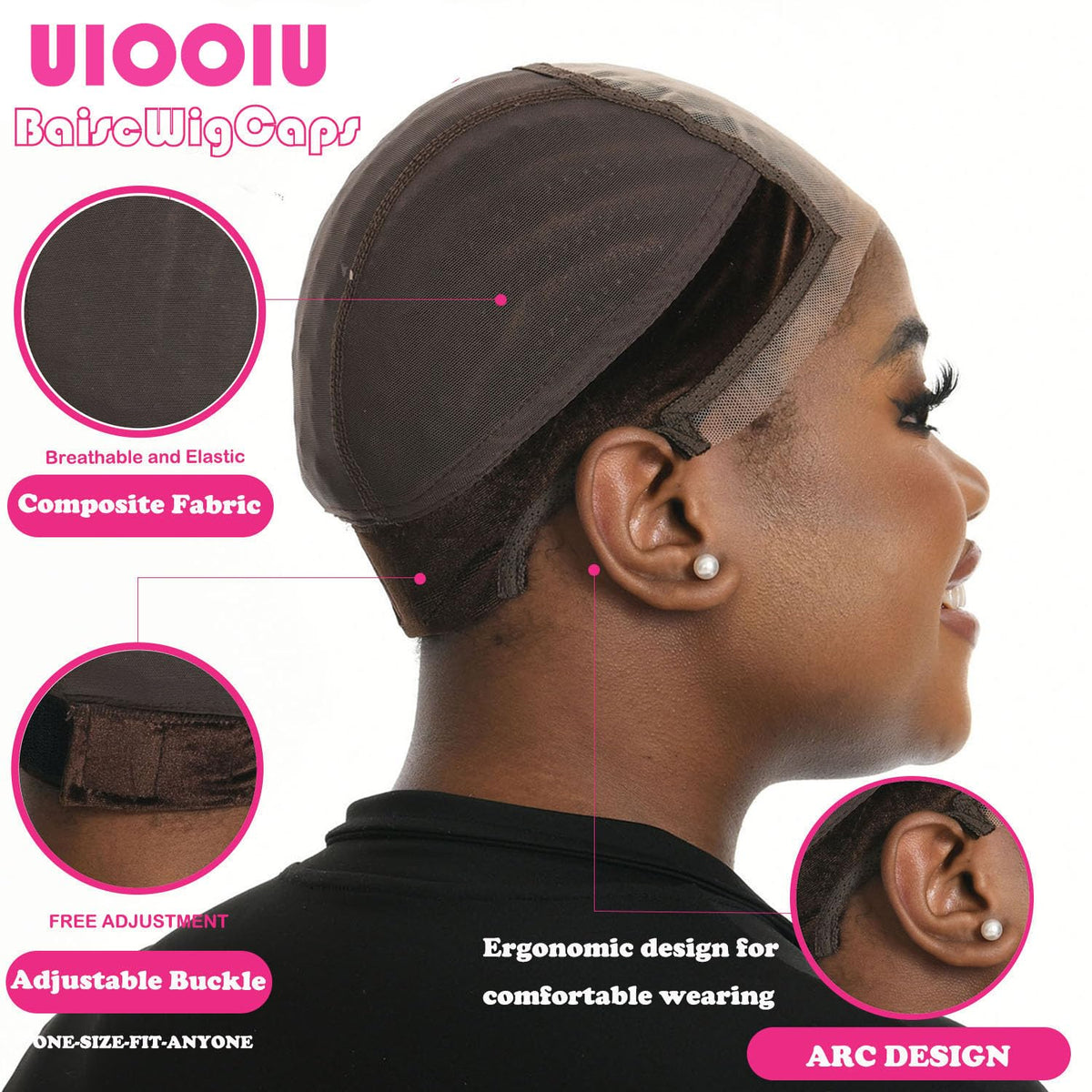 UIOOIU optimized ear area for comfort during extended wear.