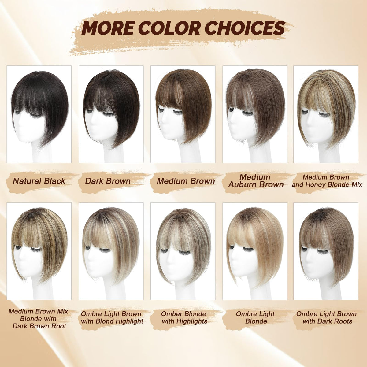 UIPEUBO color shade range helps match gray roots.