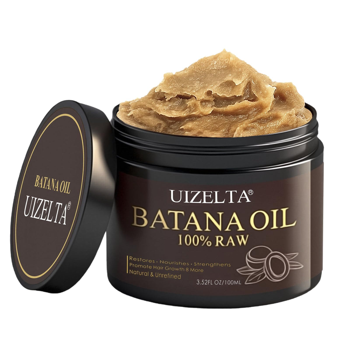 Uizelta Batana Oil bottle ready for nourishing hair care