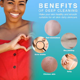 UJFQBH African Net Sponge — back scrubber usage for exfoliation.