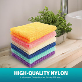 UJFQBH African Net Sponge — kitchen cleaning versatility, scrubs pots and countertops.