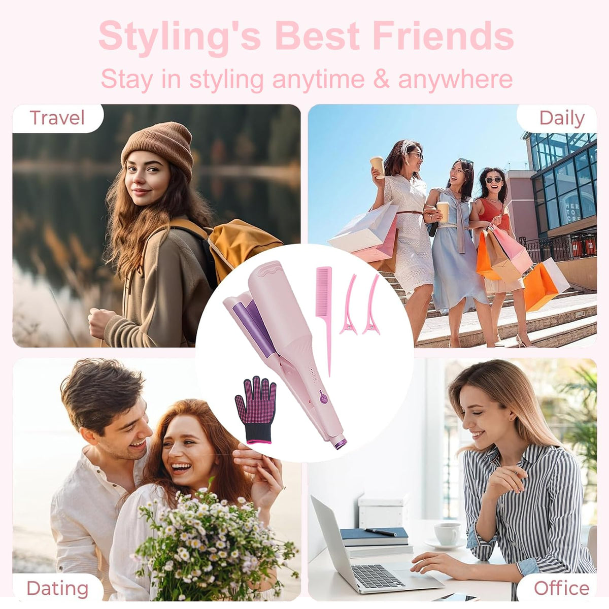 UJIO dual voltage design for travel-friendly styling