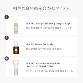 uka Shampoo Brush Kenzan wet-use scenario emphasizes shampoo distribution and scalp access