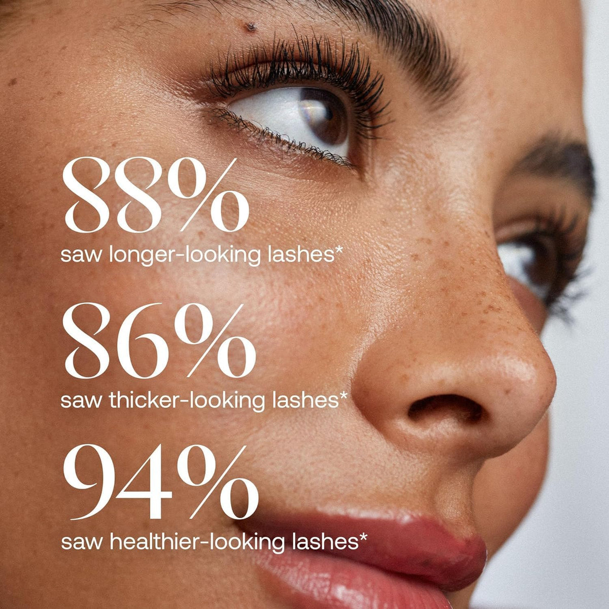 UKLASH six-peptide complex ingredients highlighted to support conditioning and lash resilience.