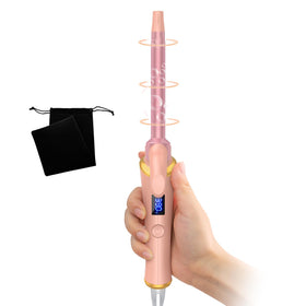 Ukliss Mini Curling Iron 13mm front view for quick, defined curls.