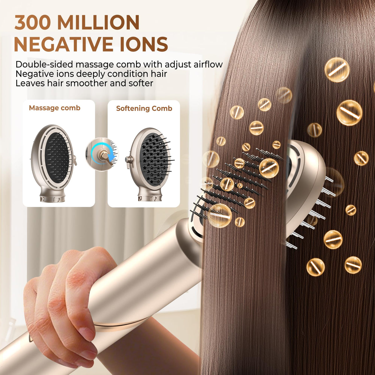 Round brushes from UKLISS providing fast blowouts with lasting volume.