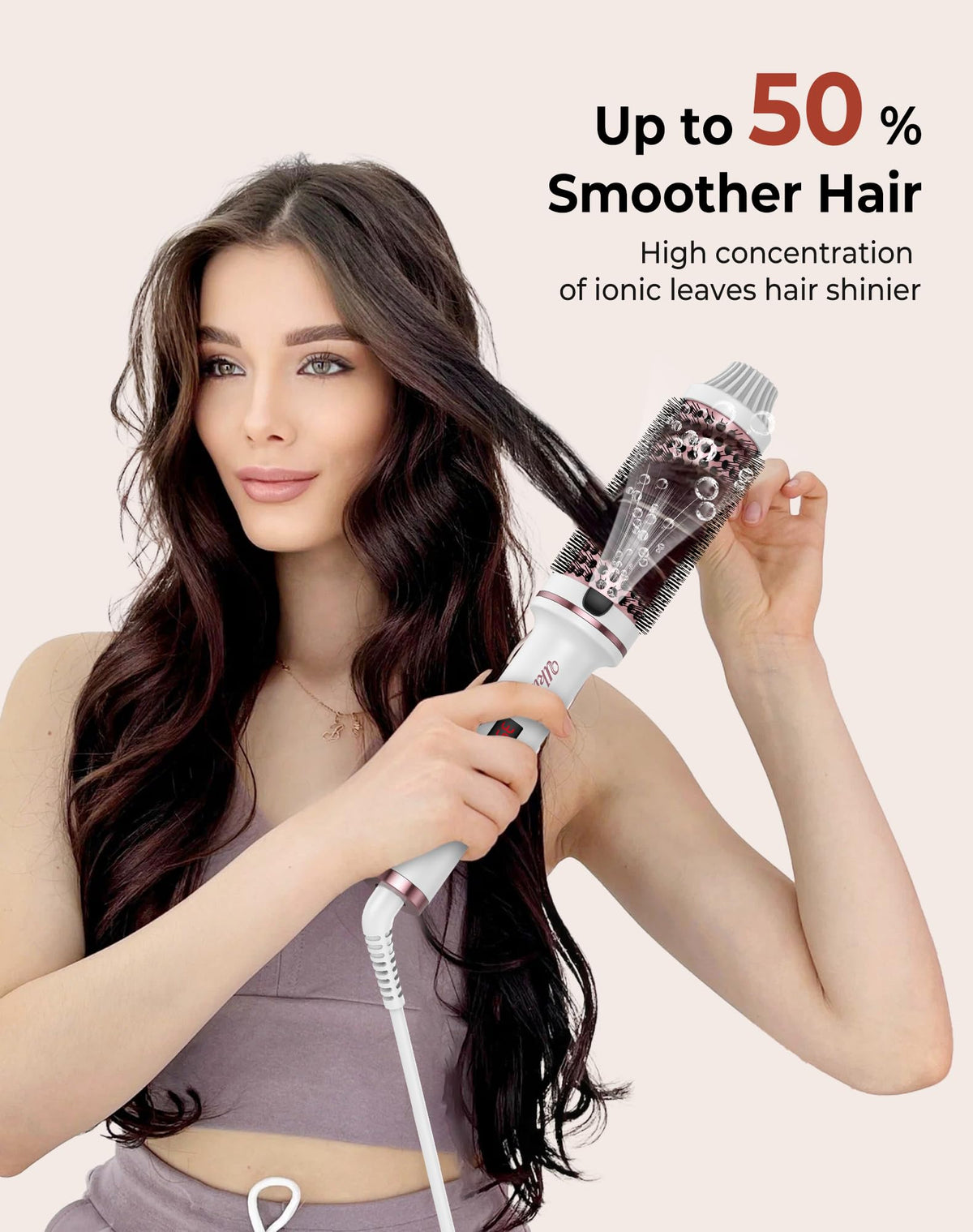 UKLISS Thermal Brush 1.5 inch barrel ideal for natural curls