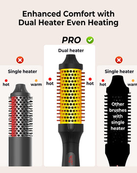 UKLISS Thermal Brush safety features like auto shutoff