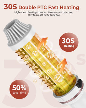UKLISS Thermal Brush temperature controls for personalized hair care