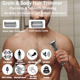 ULAIDO nose and ear trimmer with 360-degree rotation for easy detailing.