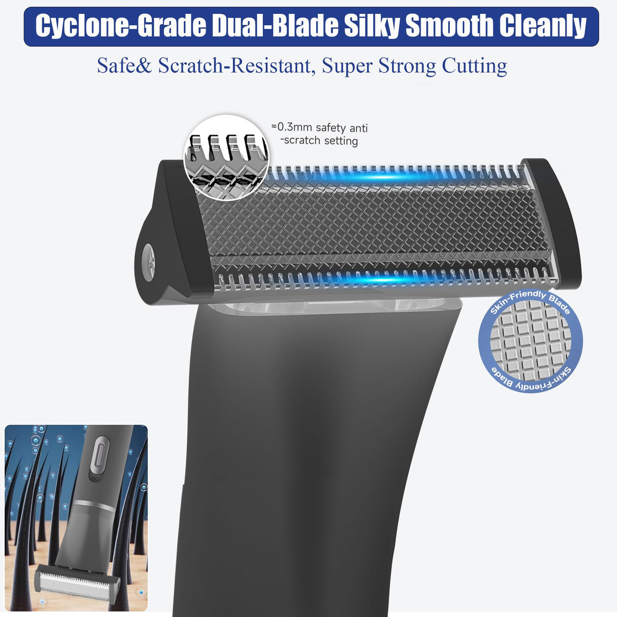 ULAIDO precision eyebrow trimmer for clean, defined brows.