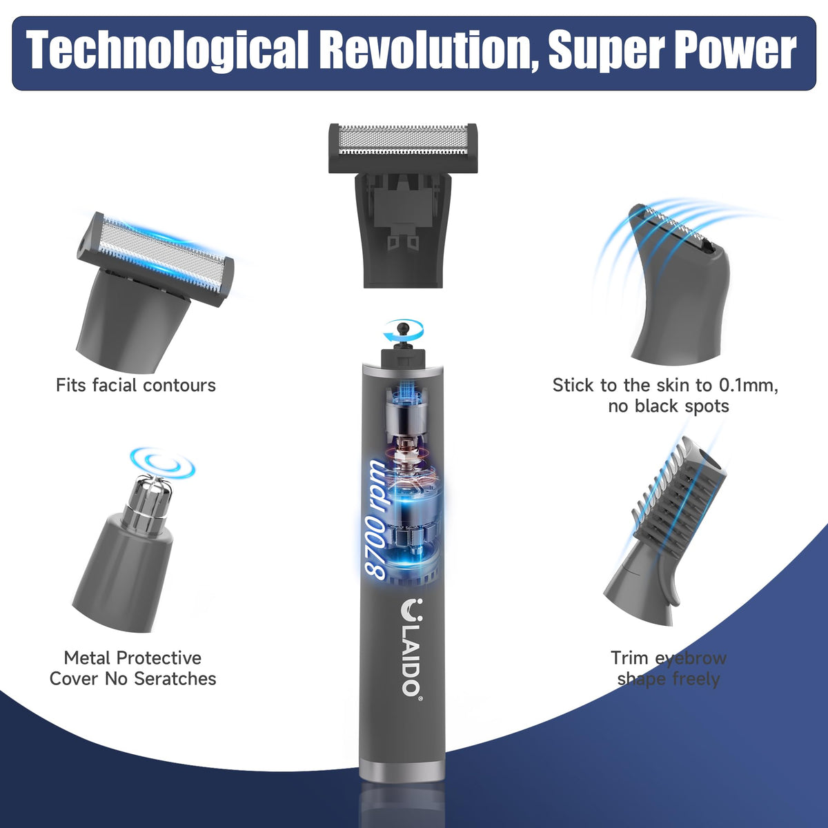 ULAIDO fast USB-C charging delivers quick power for daily use.