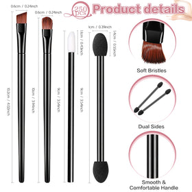 ULENDIS round eyebrow brush for smooth blending and even pigment